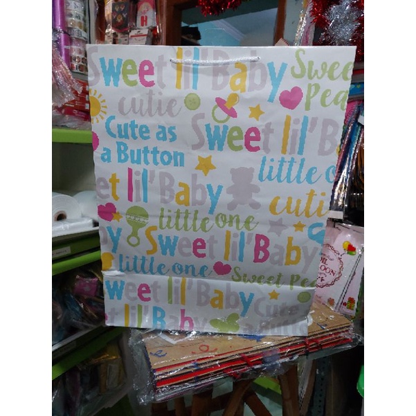 

Paperbag Baby SUPER JUMBO Tas Kado bayi PaperBag New Born Paper Bag Jumbo Baby Shower