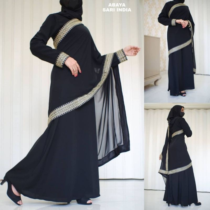 exclusive Sari india pesta kondangan abaya turkey gamis saudy madina maxi original zhepy long cardi 