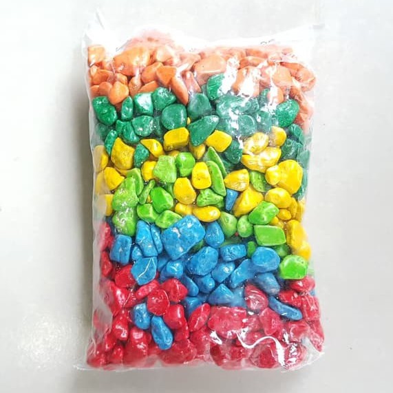 Batu Hias Batu Warna Warni Berat 1kg Shopee Indonesia