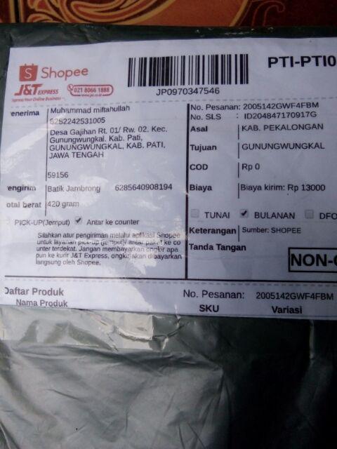 Grosir Batik Hrb026 Kenongo Kemeja Tosca Pendek Pekalongan Padi M L Xl Sogan Prin Halus Kemeja Batik