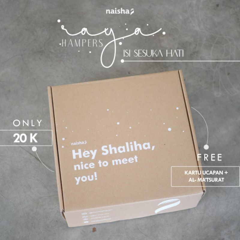 

Box by naishaofficial / Box hampers / Box parcel