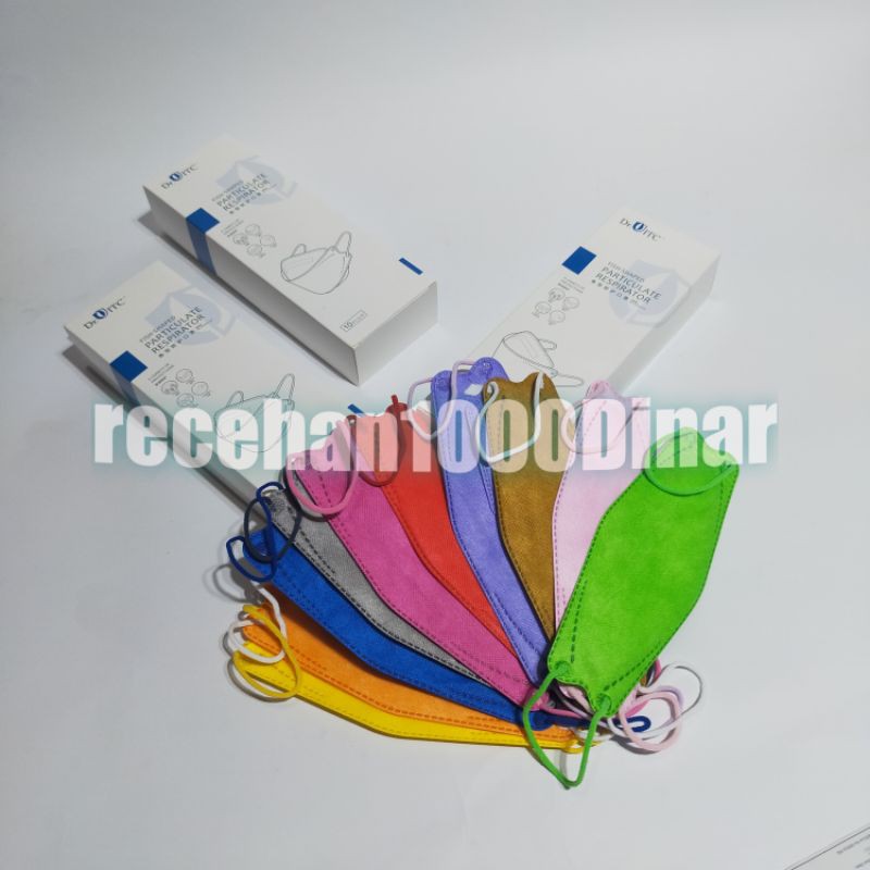 Masker KF94 Dr ITC Mix Colour - Masker KF 94 Mix Warna