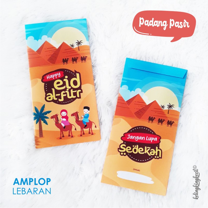 

SALE...!! AMPLOP LEBARAN - PADANG PASIR - BESAR