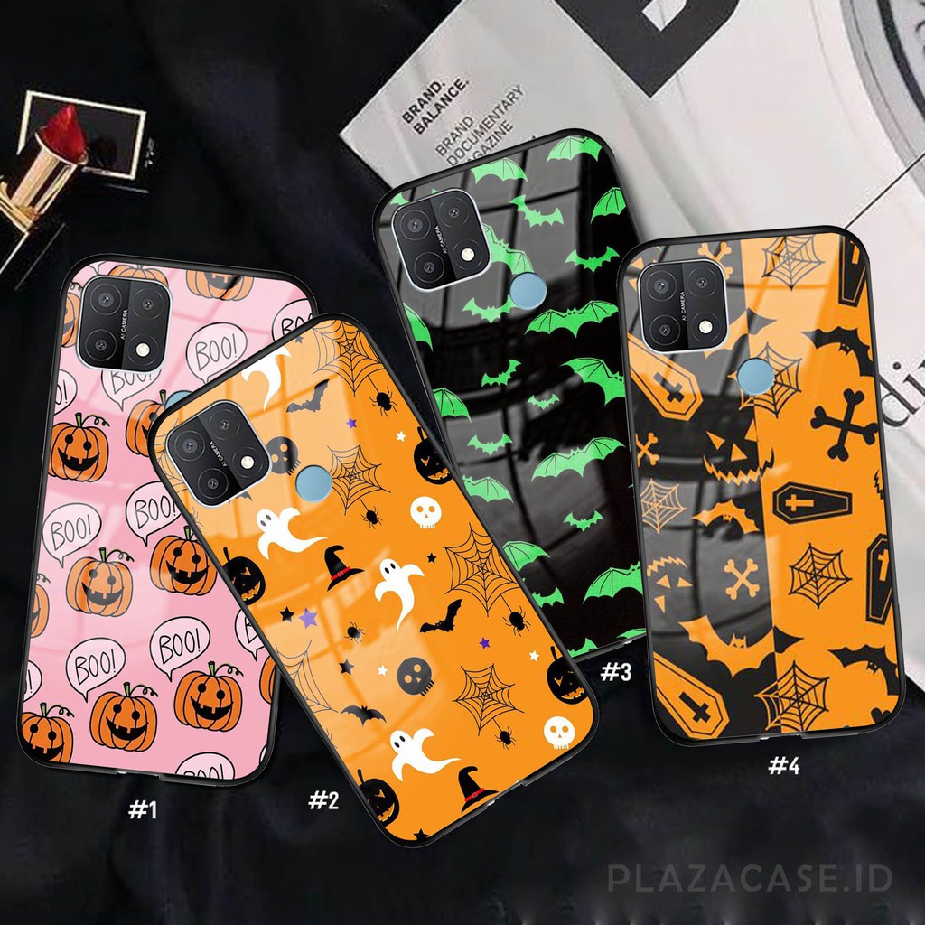 Softcase Glass Halloween [K84] for All Type OPPO RENO 5 RENO 4 RENO 4F A73 A53 A91 RENO 3 A71 F1S A3