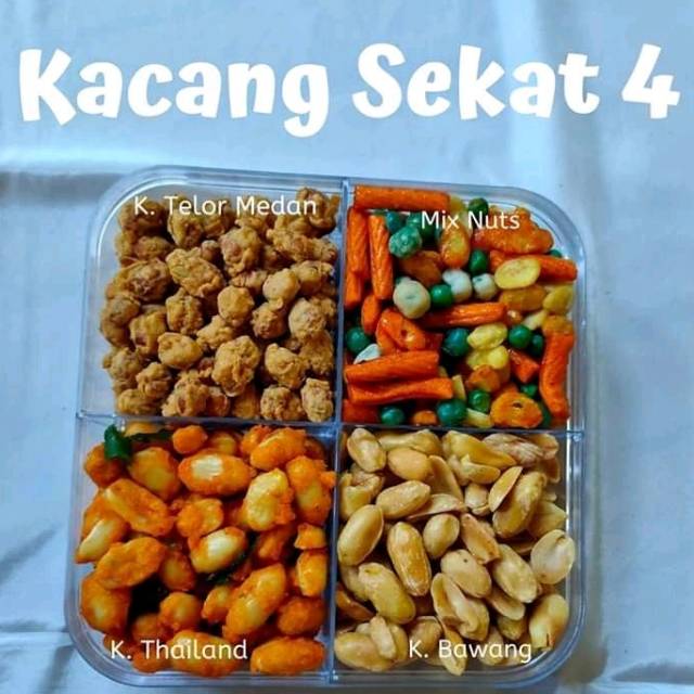

Kacang sekat 4 rasa