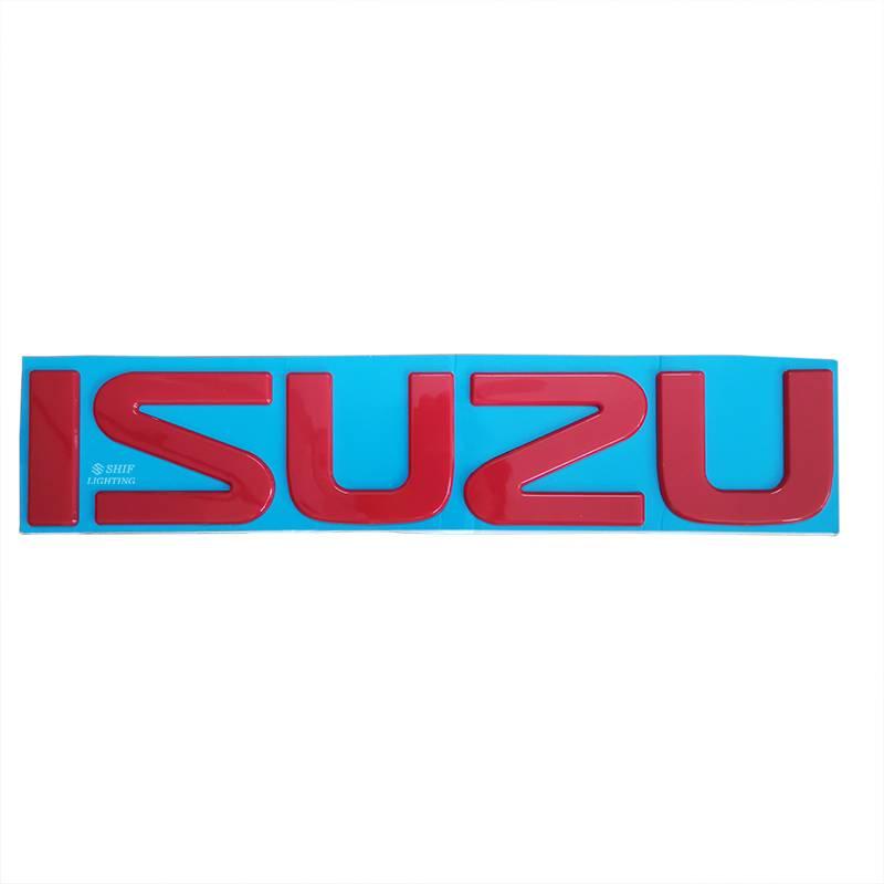 1pc Stiker Emblem Logo Isuzu Bahan Abs Untuk Bagasi Depan Mobil Isuzu