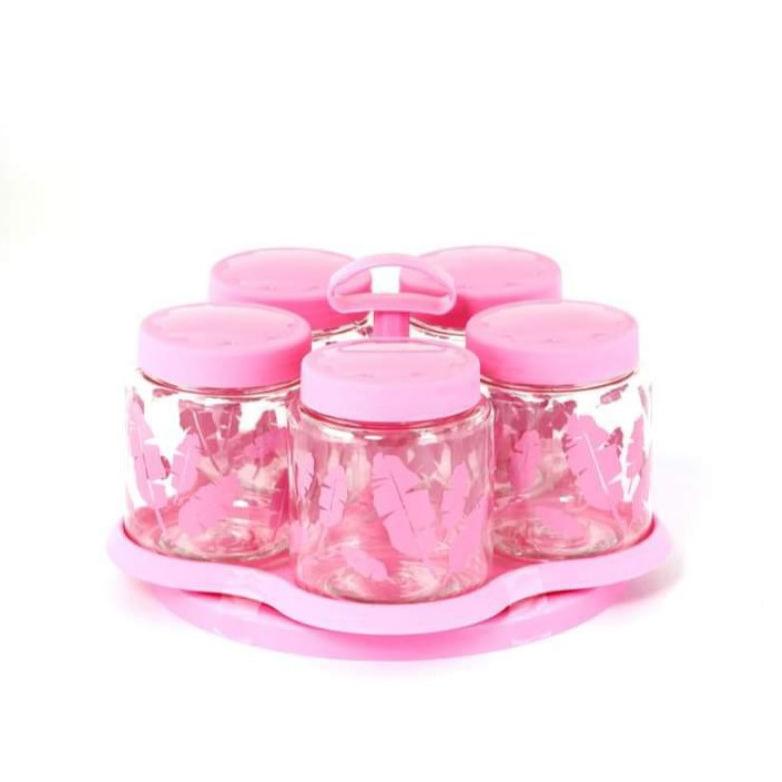 TOPLES KUE SHABBY CHIC SET PINK SPIN CANISTER CAROUSEL TERMURAH ,,.,  ,  , . , ,. , ,.