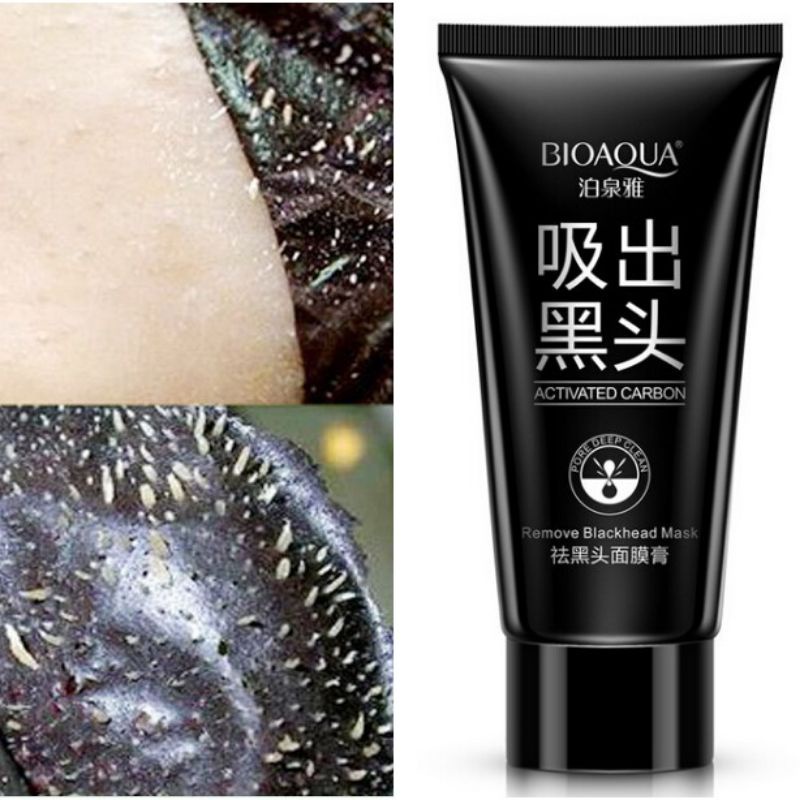 MASKER WAJAH PEMBERSIH KOMEDO DAN BEKAS JERAWAT 60gr BLACK MASK ORI