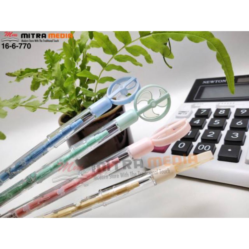 

Pensil Mecanic Isi Ulang Bensia Kincir angin Lucu