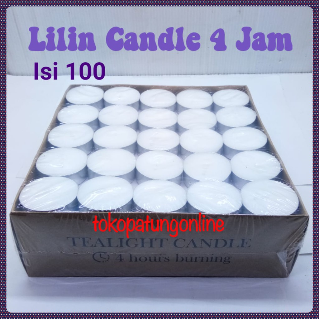 Lilin Candle Aromatheraphy Premium 4 Jam Kuning