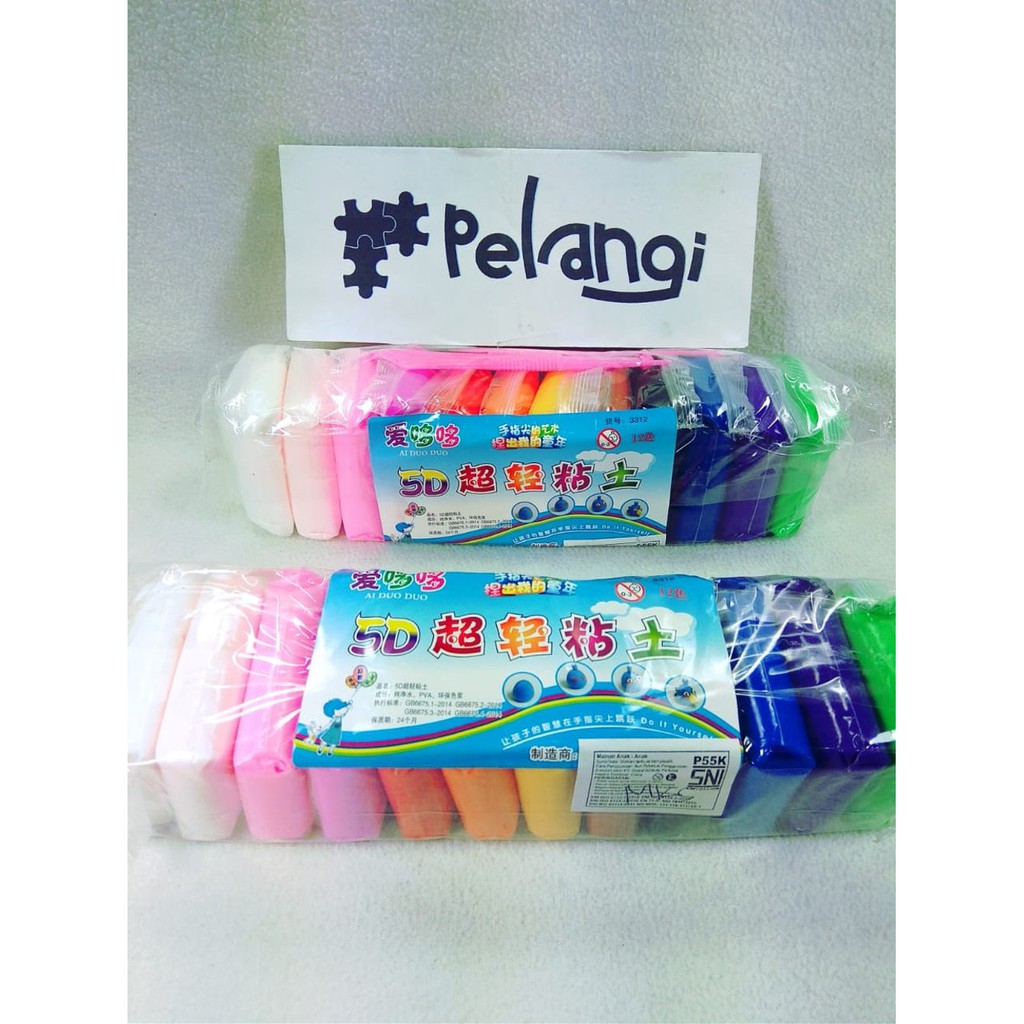 

[Ready Stok] Polymer Clay Murah - Soft Clay Murah 12 pcs terlaris
