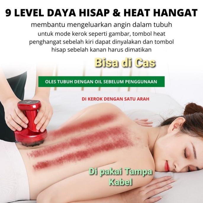 alat bekam kop cupping kerokan listrik alat penghangat pijat tubuh