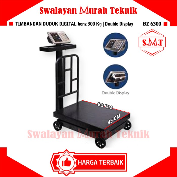 Timbangan Duduk Digital 300Kg BENZ BZ6300 Digital Scale