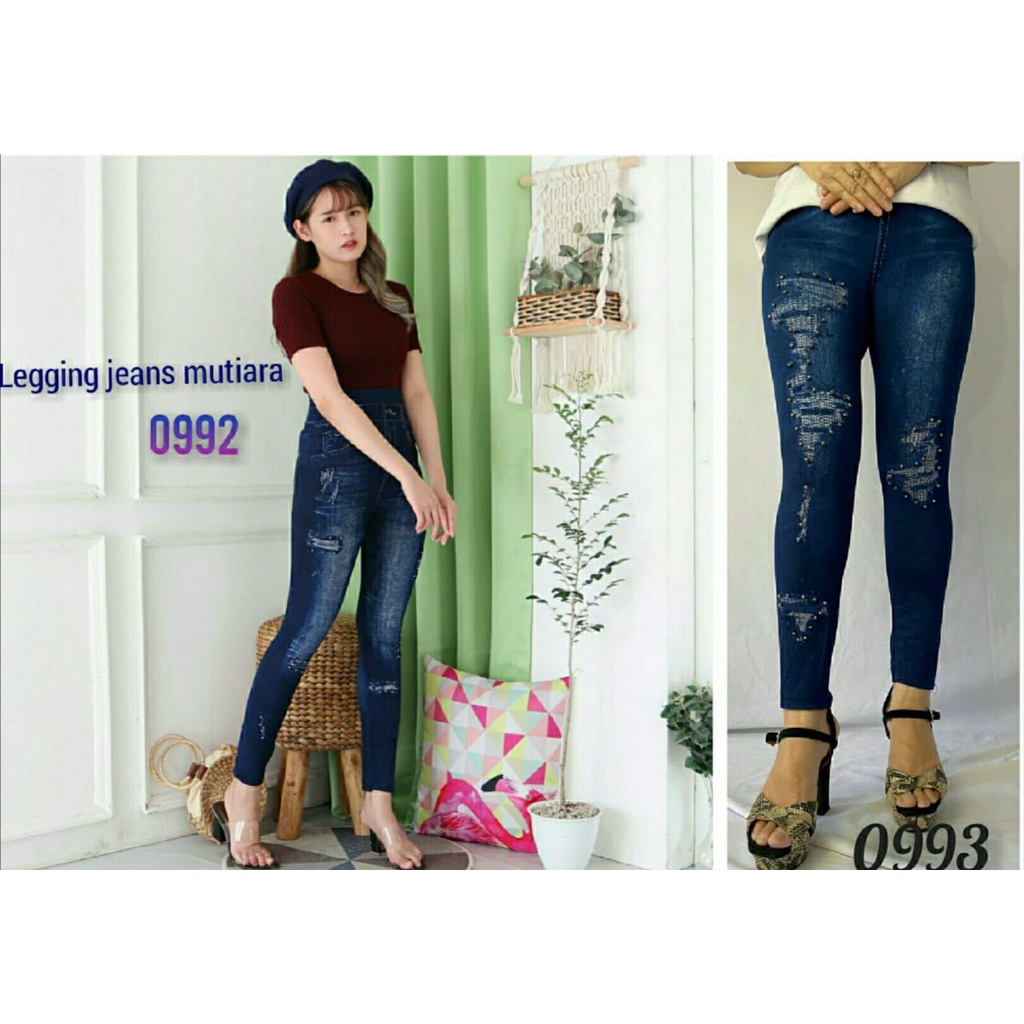 Legging Jeans import Super premium-2