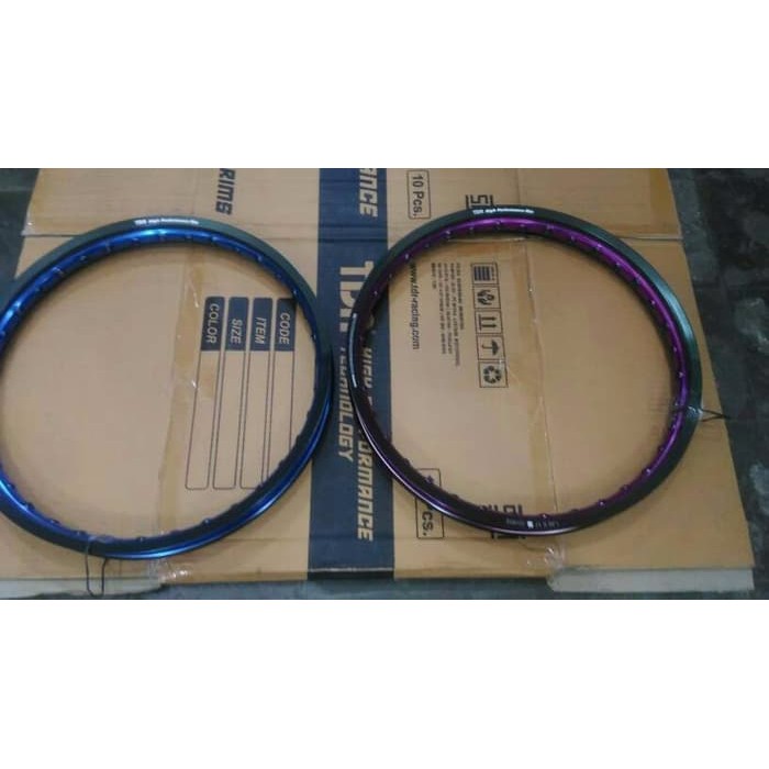 AKSESORIS MOTOR 2pcs 1set velg tdr 2tone uk 140x17 velg tdr two tone