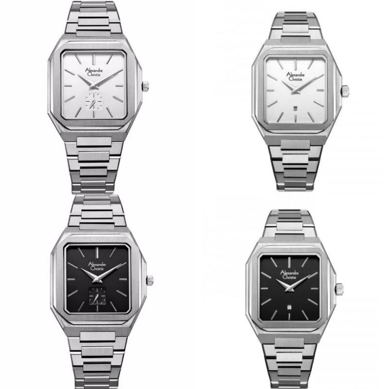 PROMO Jam Tangan Couple Merk Alexandre Christie AC8601 Original Garansi Resmi 1thn