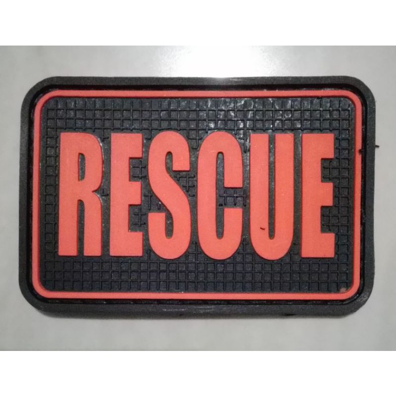 PATCH RUBBER SAR RESCUE PENYELAMAT