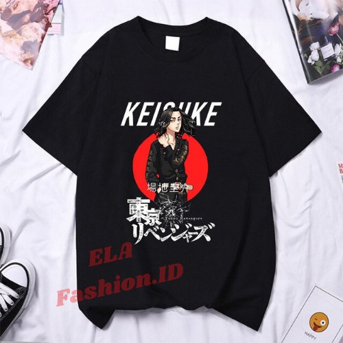 Baju Atasan Kaos Keisuke Baji tshirt Tokyo Revengers Manga Anime - Kaus  tokyo revenger