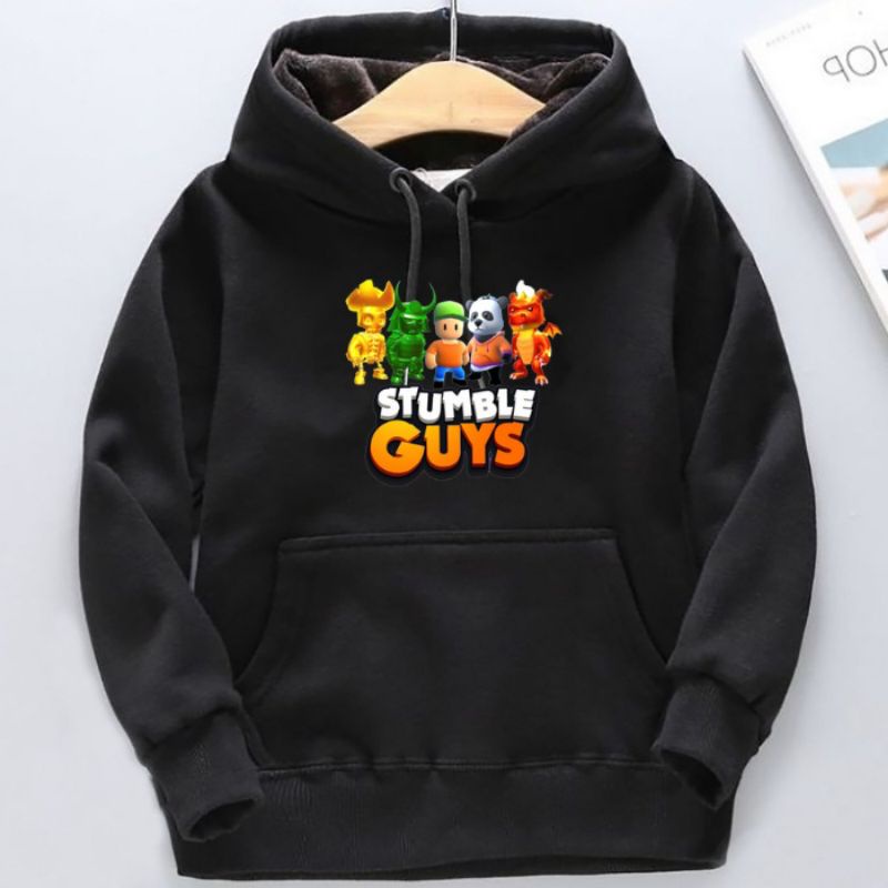 Jaket sweater Hoodie switer Stumble guys anak laki-laki cowok 1-12 tahun unisex distro murah import 