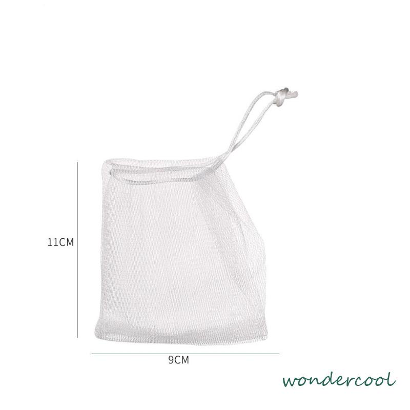 Foaming Mesh Pembersih Wajah Cleansing Mesh Handmade Soap Mesh Bag-Won