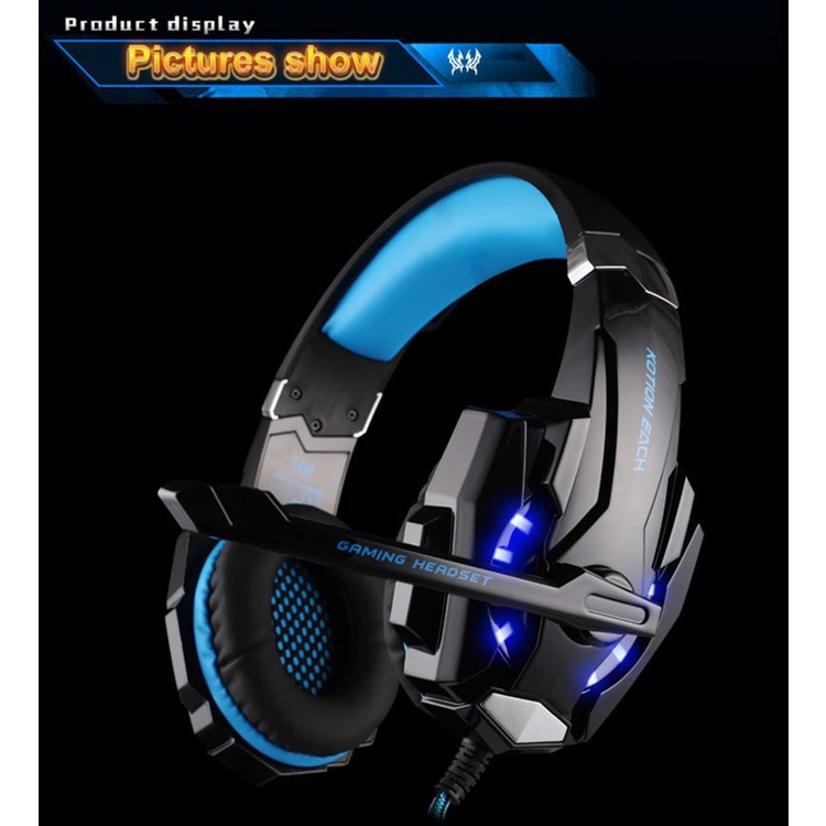 Kotion Each G9000 Gaming Headset Twisted with LED Light