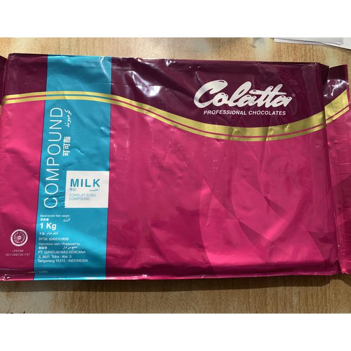 

Colatta Milk chocolate compound 1kg blok