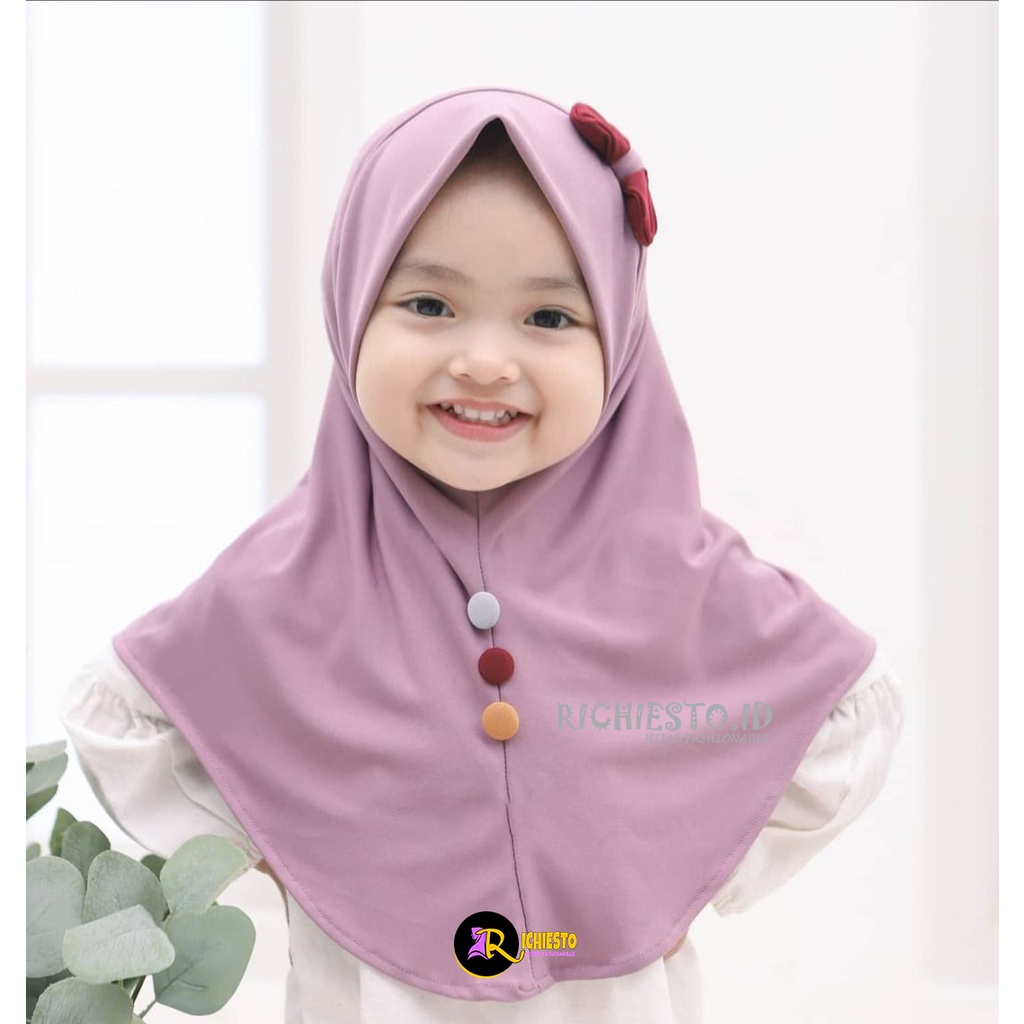 Jilbab Anak BELA PITA Allsize 0-3 Tahun Hijab Instan Bayi Kerudung Anak Lucu