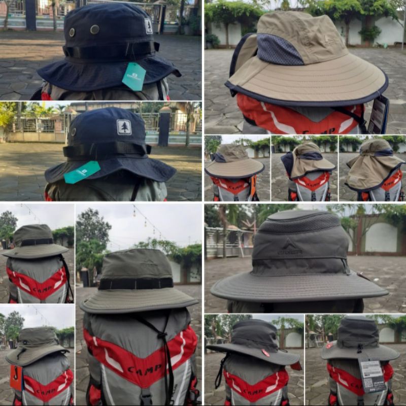 Topi Rimba Consina Topi Lapangan Topi Jungle Hat Adventure Outdoor