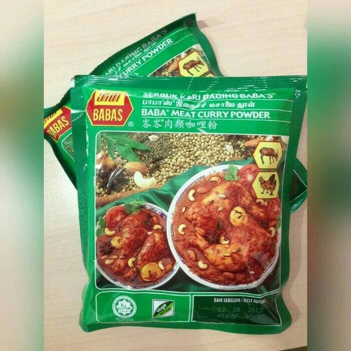 

BABA'S CURRY POWDER BUMBU KARI INDIA UNTUK OLAHAN DAGING