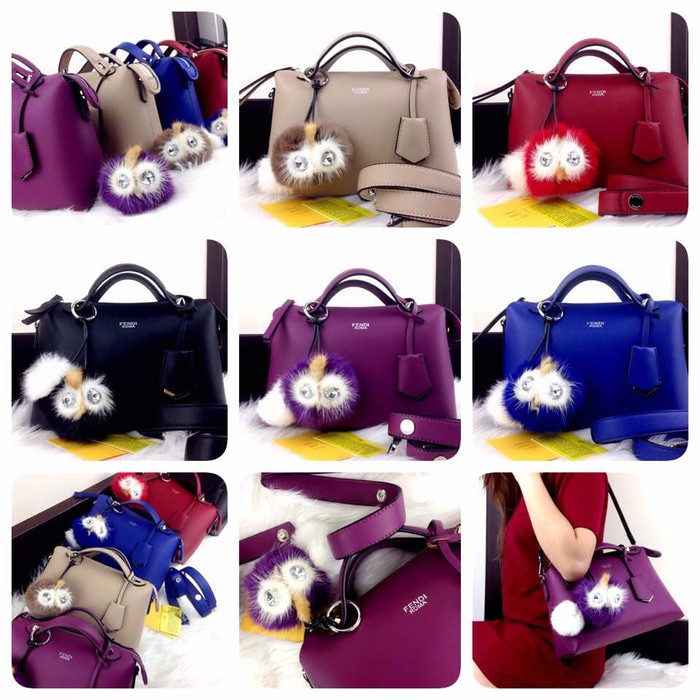 Tas Kerja Wanita / Handbag / Shoulder Bag Tas Fendi Import Branded F6048