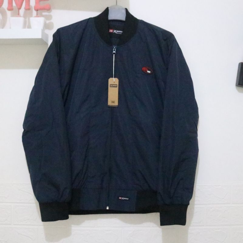 Jaket pria parasut waterproof original merek xpose anti angin