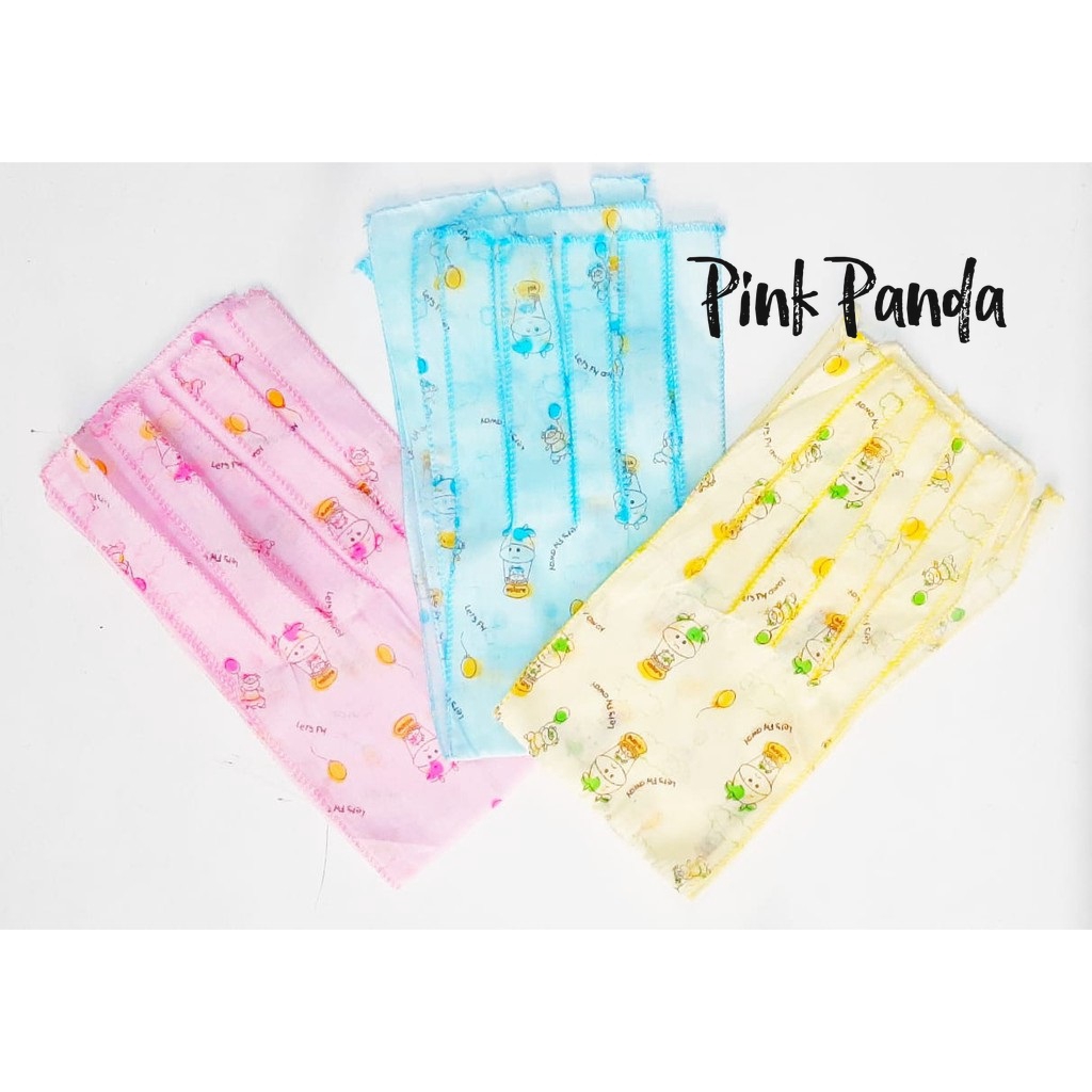 GURITA WARNA SABLON Isi 12 Pcs, Gurita Ikat Newborn Warna Sablon / Gurita Gambar Warna Sablon [200gr]