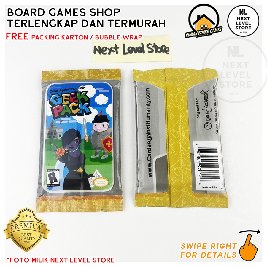 Cards Against Humanity : Geek Pack - Board Games Card Game