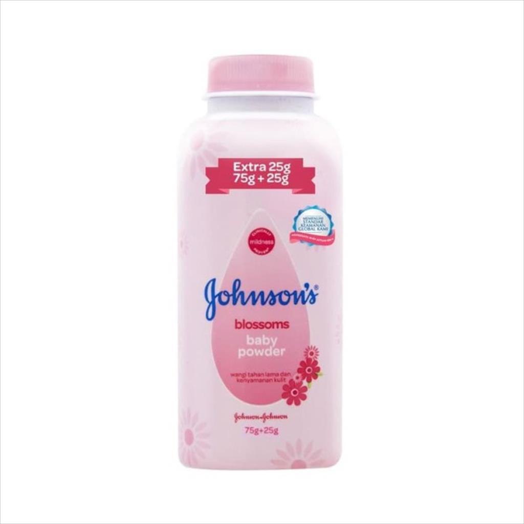 Jual Johnsons Baby Powder Blossoms 75 Gr + 25 Gr | Shopee Indonesia