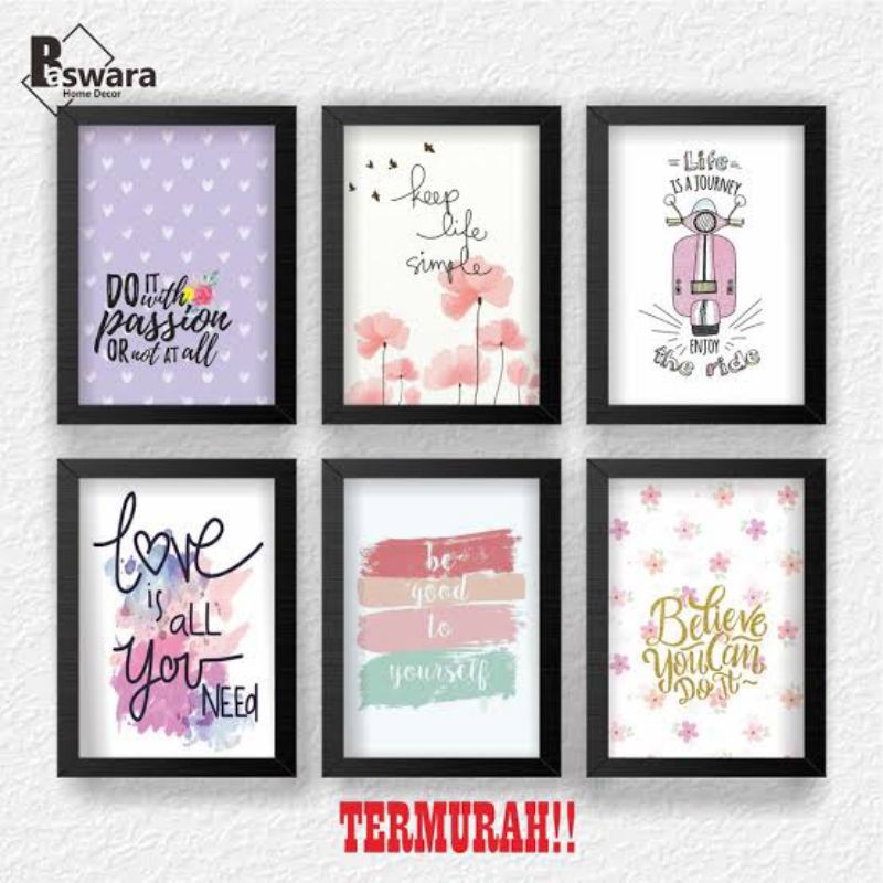 hiasan dinding murah / walldecor / Hiasan kamar / ruang tamu