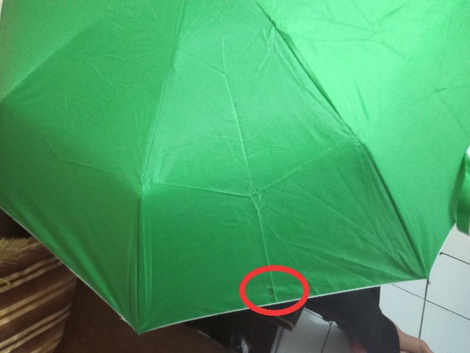 Payung Lipat 3 Polos Lapis Silver Murah (bisa Untuk Promosi) Lpm