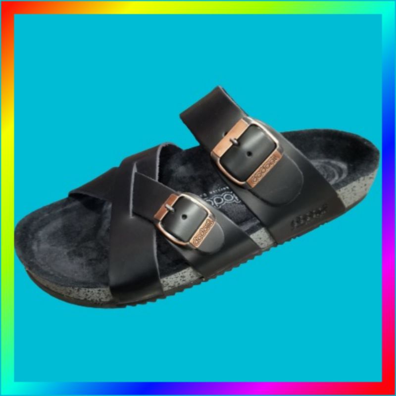 dodoni 436 sandal kulit cowok