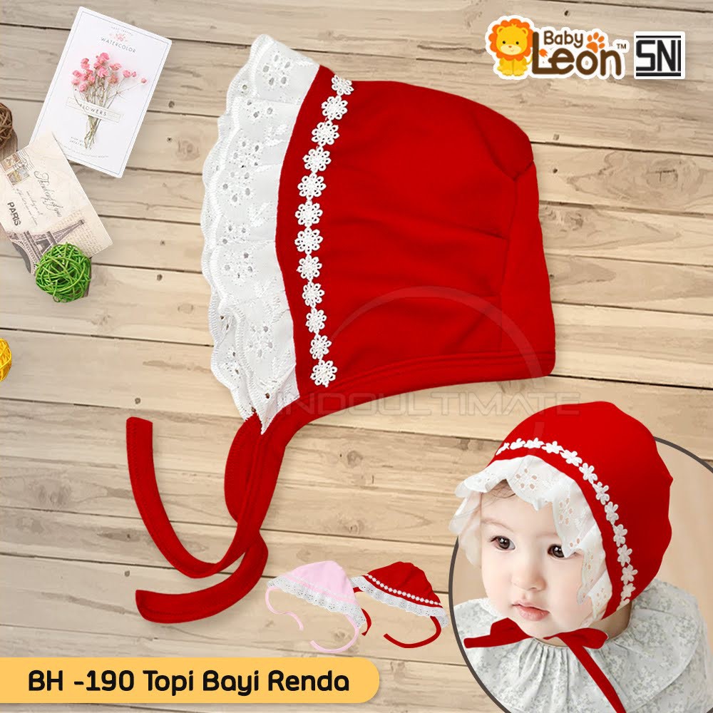 1 Pcs Topi Bayi Baru Lahir (0-6 Bulan) Topi Anak Bayi Perempuan Topi Penutup Kepala Bayi Topi BH-190