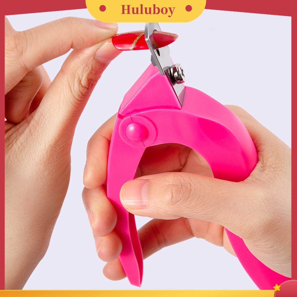 Huluboy Huluboy♡ Gunting Kuku Bentuk U Bahan Plastik Untuk Manicure