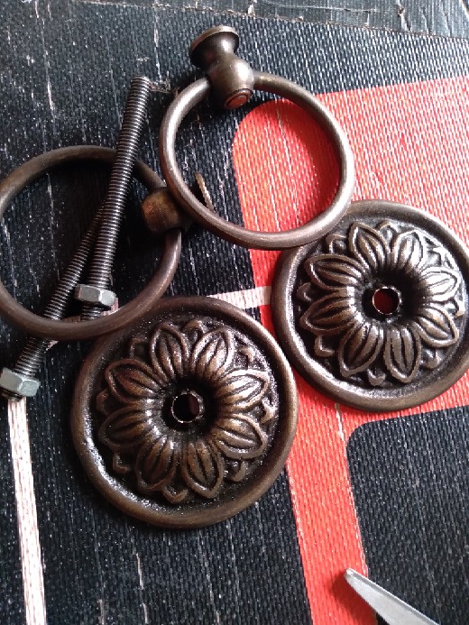 Tarikan Pintu Kuningan Antik / Handle Gebyok 50