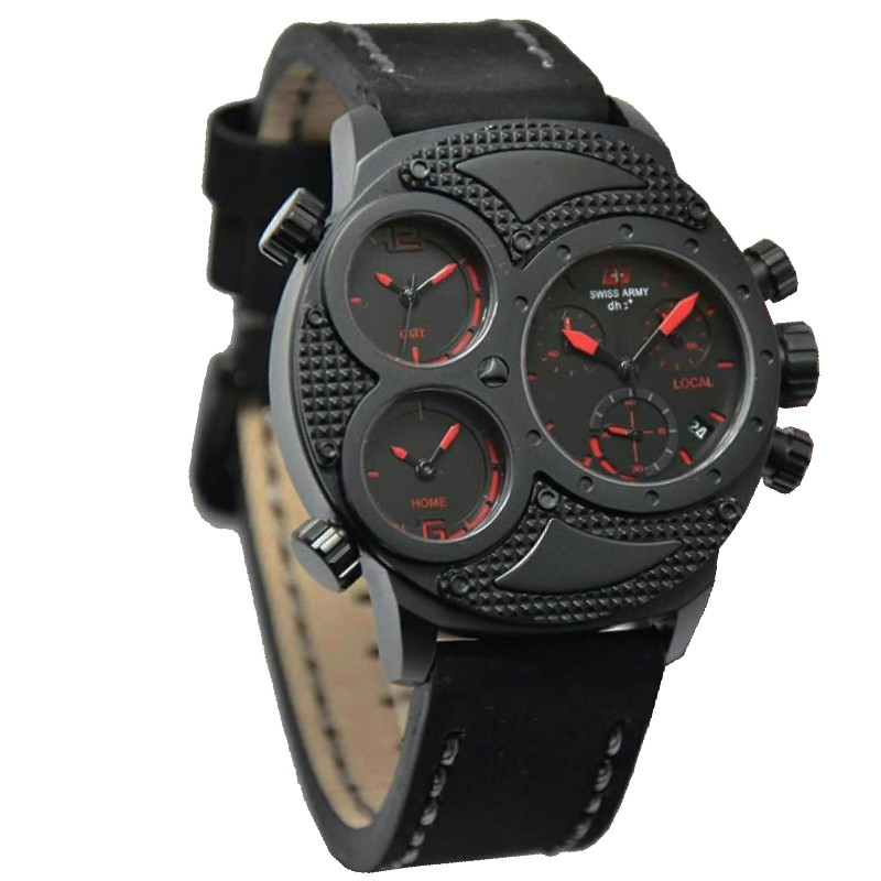 Jam Tangan Original Swiss Army SA2178 - Hitam Merah