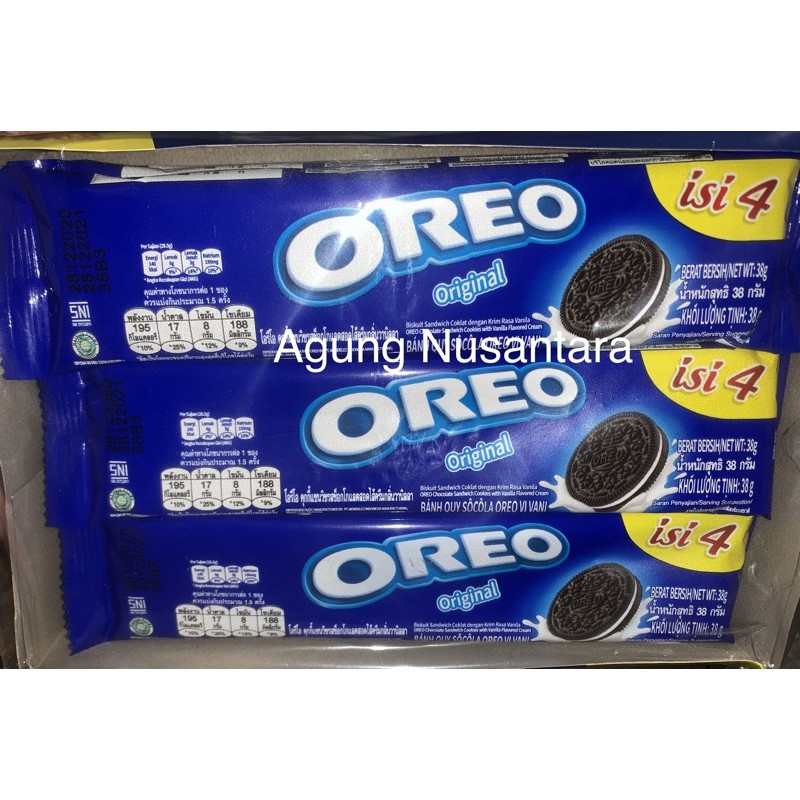 

Oreo Original 1 Pak isi 12 bungkus