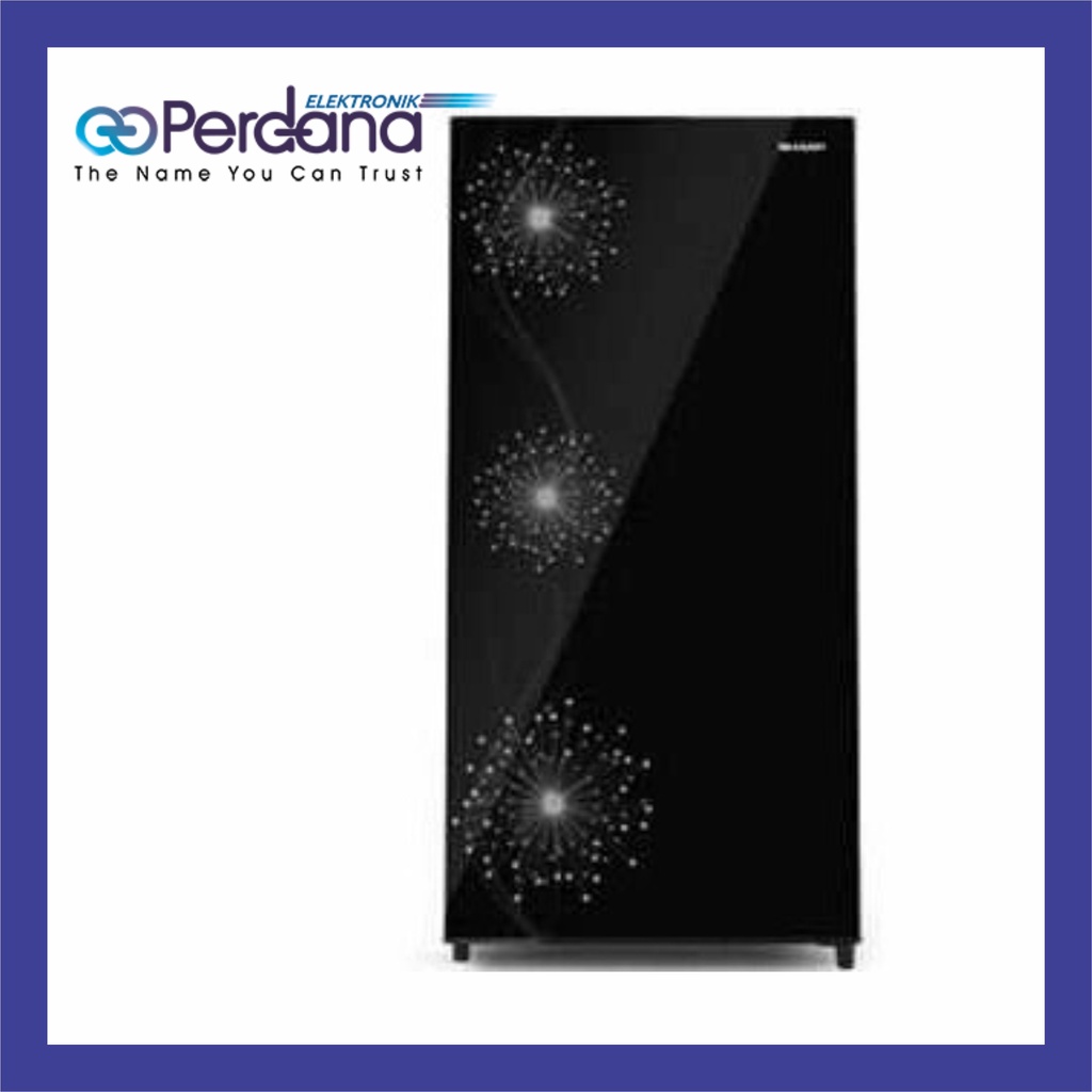 Kulkas 1 pintu Sharp Sjx 197 WDW Double Freezer