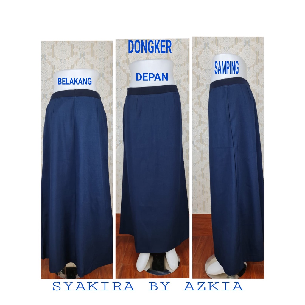 SALE !! Rok A rok tipe A rok kerja syakira letter A rok kerja murah - syakira-Dongker