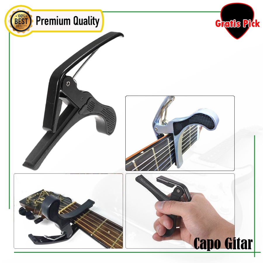 Capo Gitar Akustik Classic Besi Import Berkualitas Kapo Alloy Guitar