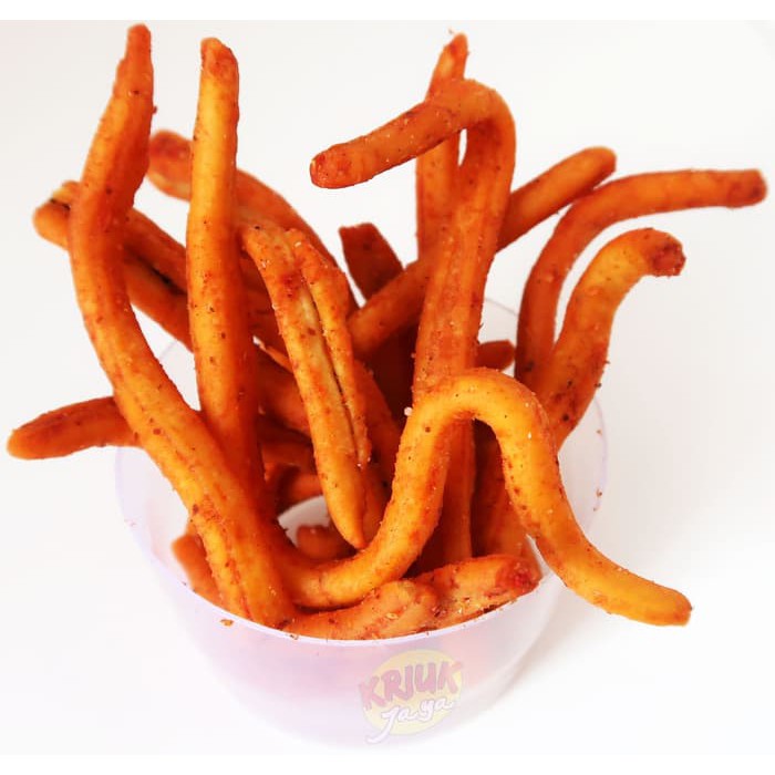 

Cemilan Stik Mie Pedas Spesial