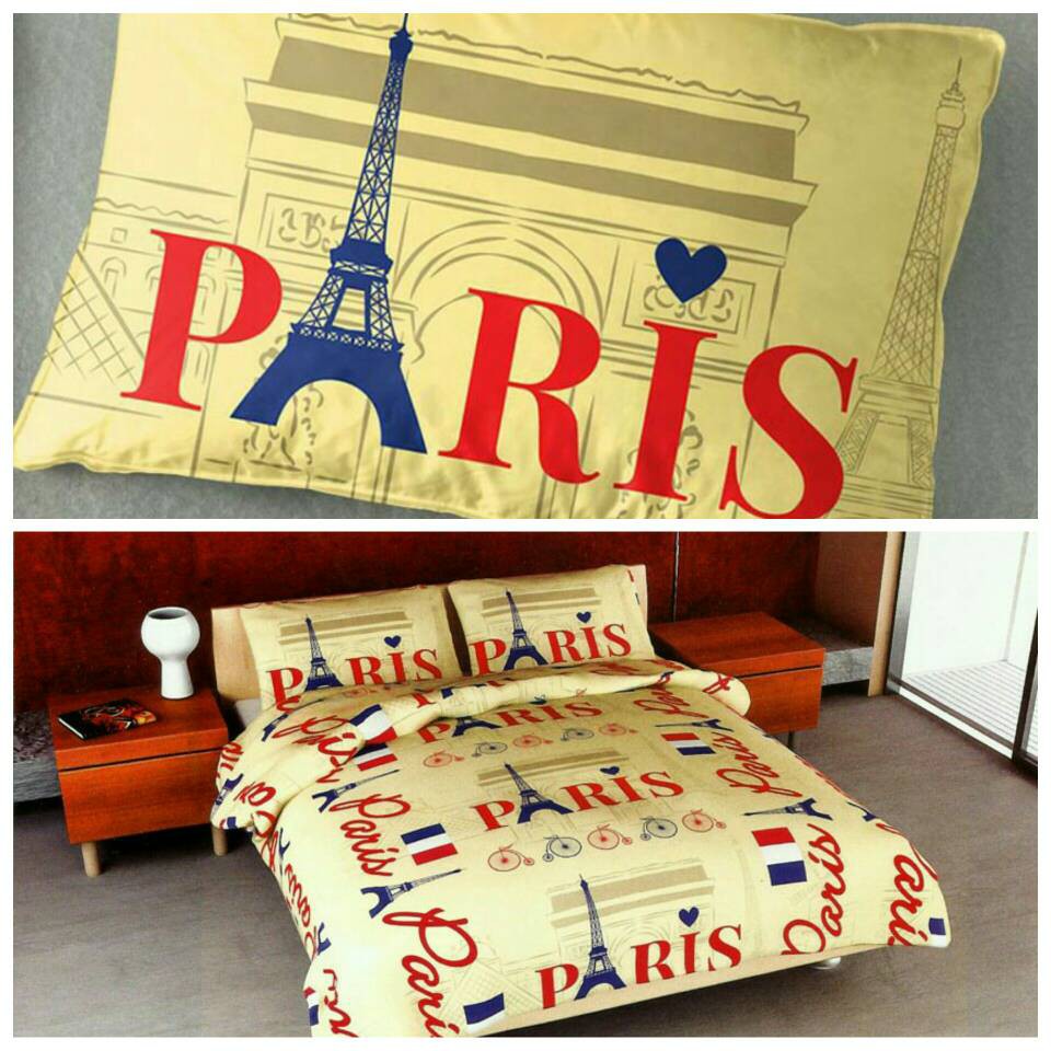Balmut / Bantal Selimut ILONA 150*200 motif PARIS