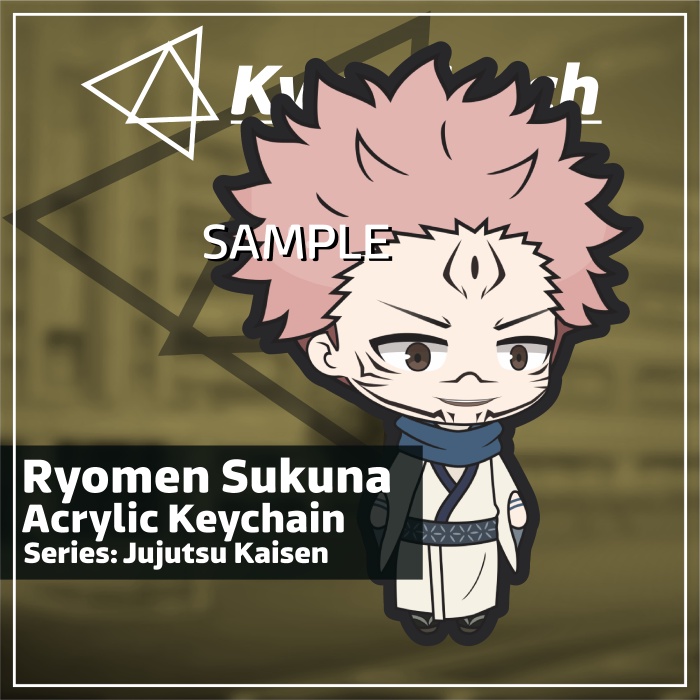 Keychain Jujutsu Kaisen Ryomen Sukuna
 | KyraMerch Anime Fanmerch Dealer