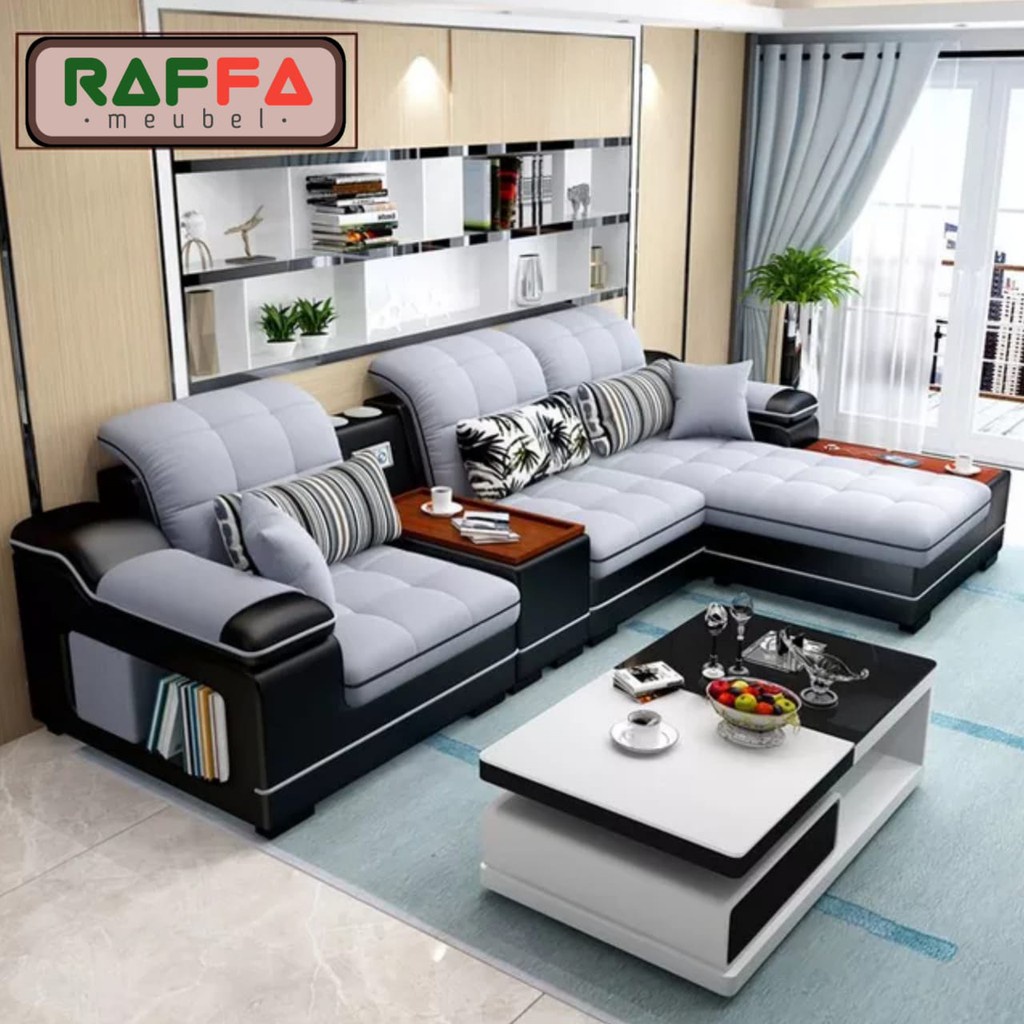 Jual HARGA MURAH SOFA LETER L SHAPE/PUTUS - SOFA MINIMALIS MODERN