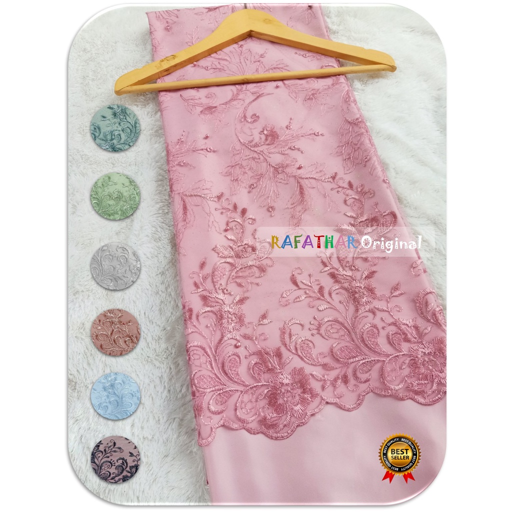 KAIN TILE KAIN BROKAT KAIN TILE MUTIARA KAIN KEBAYA TILE BAHAN KEBAYA BAHAN TILE METERAN KAIN TULLE KAIN TILE MODERN